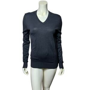 Murano Modern Performance V-Neck Sweater Small Long Sleeve Lightweight